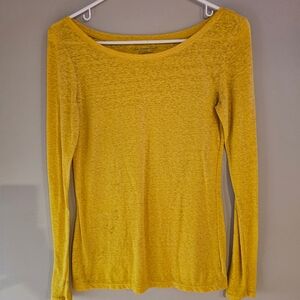 AE Yellow Long Sleeve Women's Top